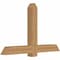 Ekena Millwork Eugene Smooth Timber Gable Bracket, Western Red Cedar, 60"W x 38"H x 5 1/2"D x 5 1/2"F, 15/12 Pitch GBW060X38X0606EUG00SWR - alternate 5